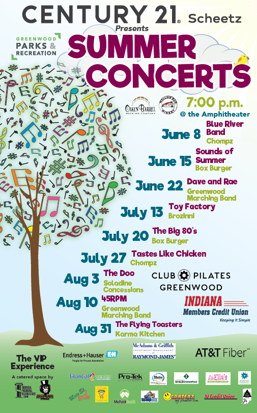 Summer Concert Series Greenwood, IN