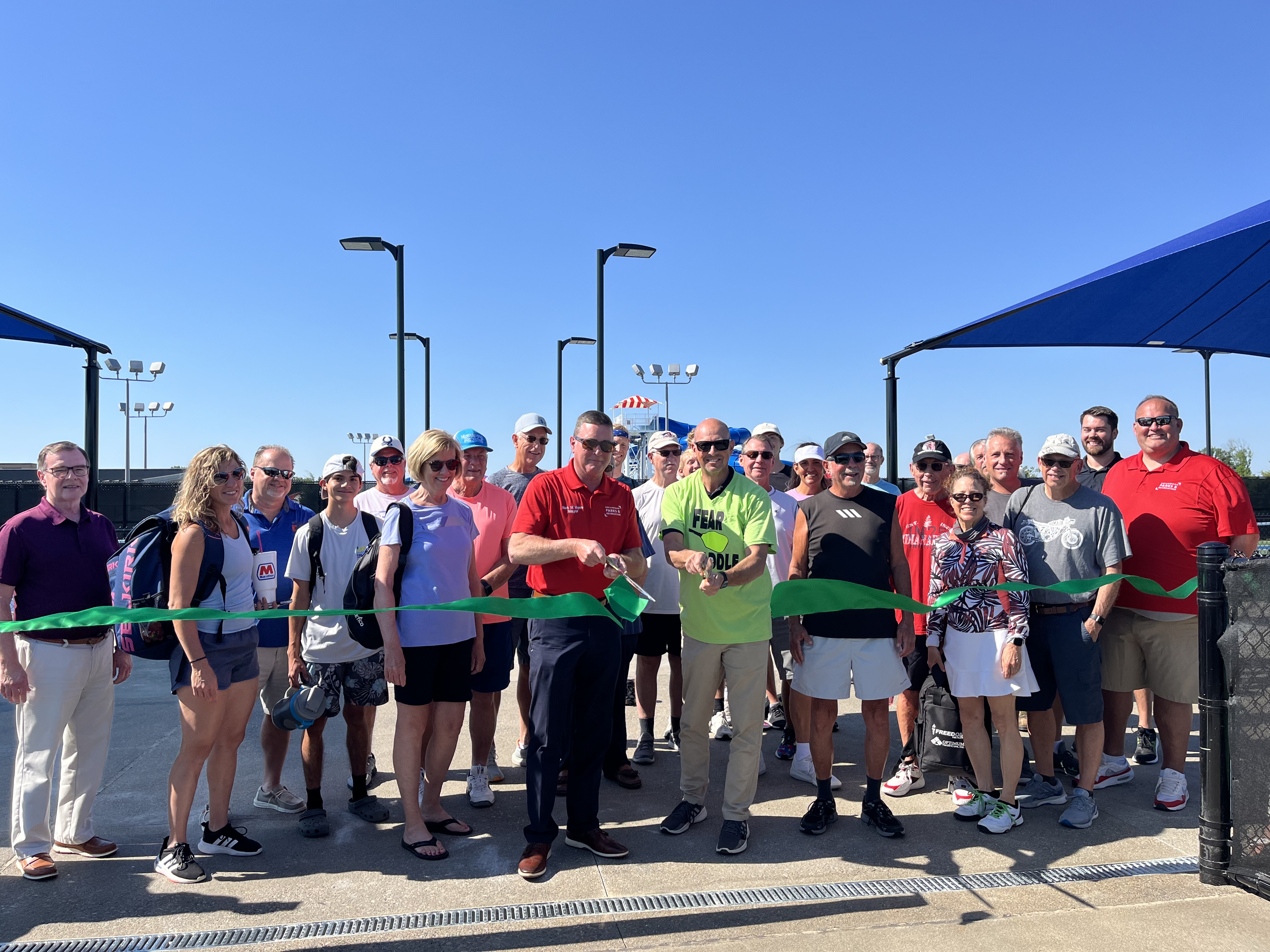 Freedom Parks Pickleball Complex Ribbon Cutting